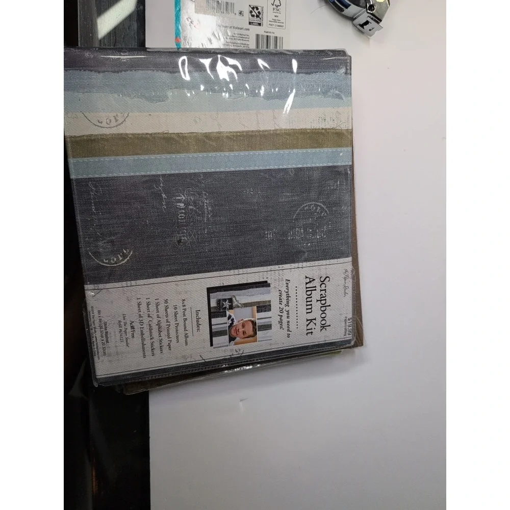 The Paper‎ Studio & Tapestry 8x8 Bound Scrapbook Albums With Sheets & Stickers